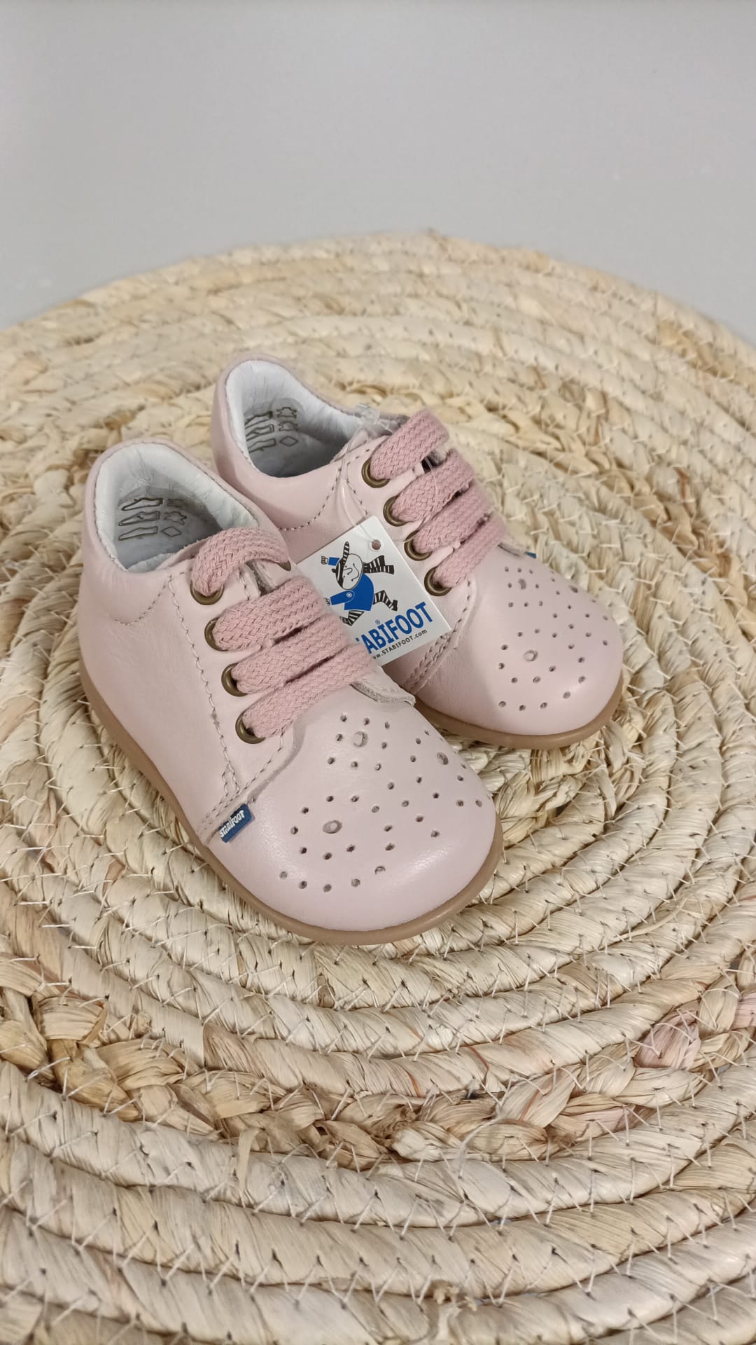 Premiers pas Wink Cuir Rose