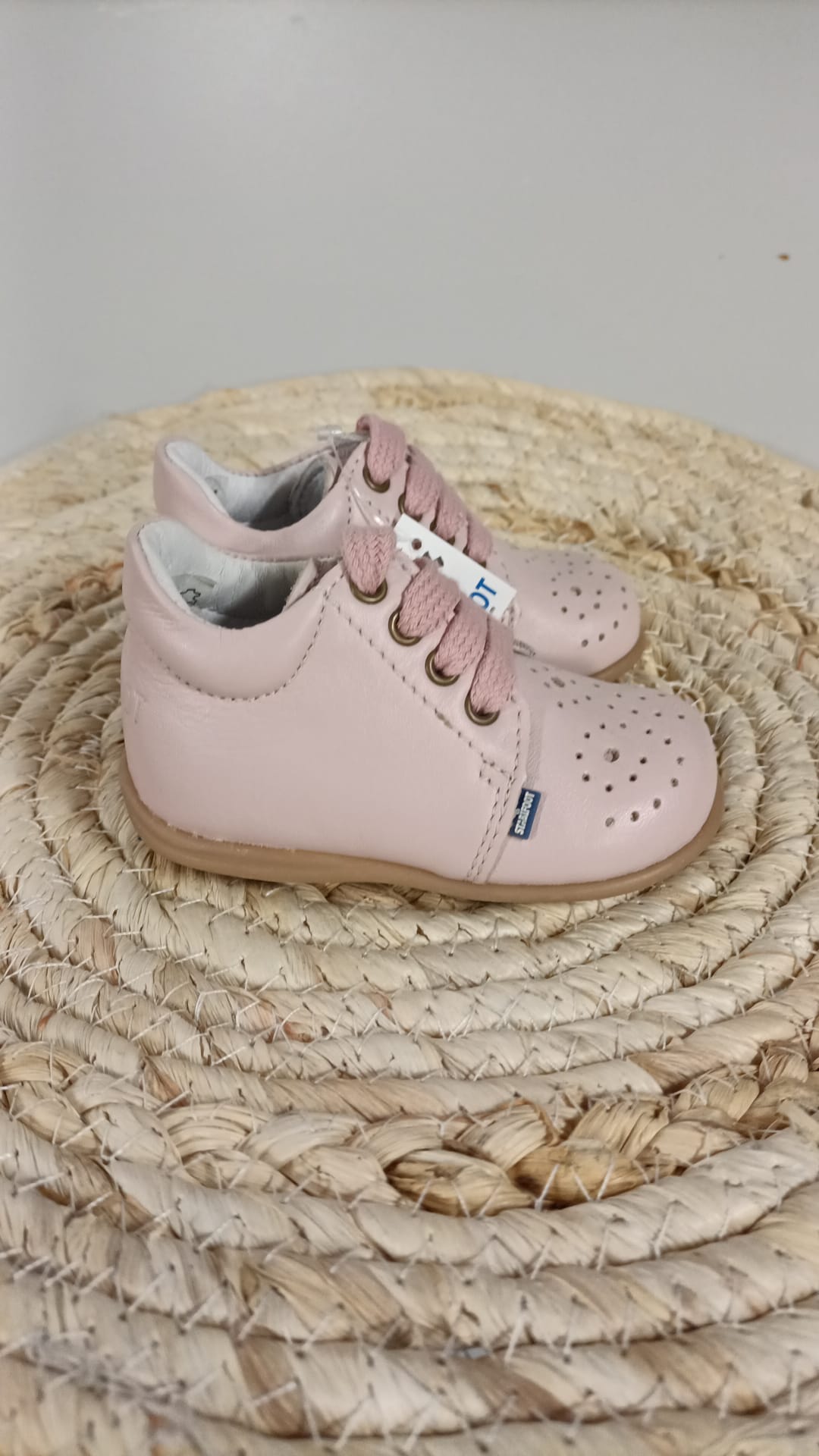 Premiers pas Wink Cuir Rose