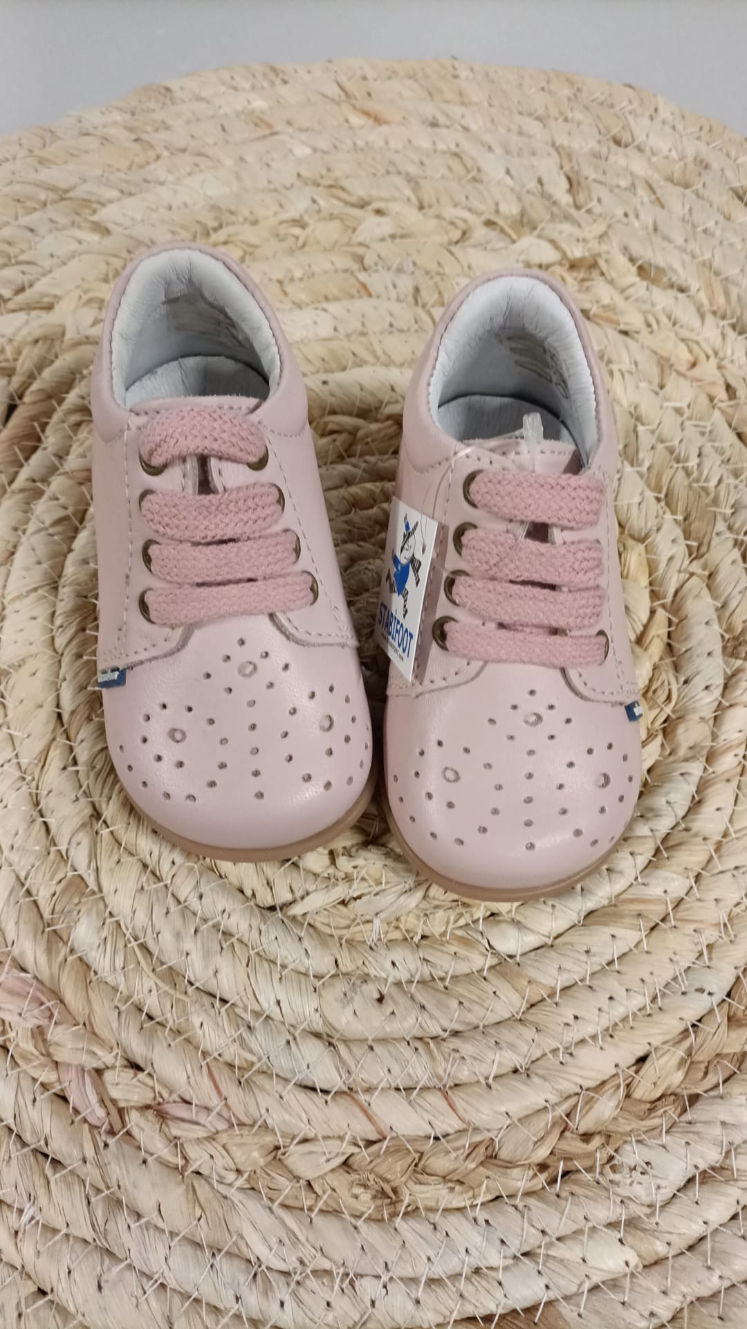 Premiers pas Wink Cuir Rose
