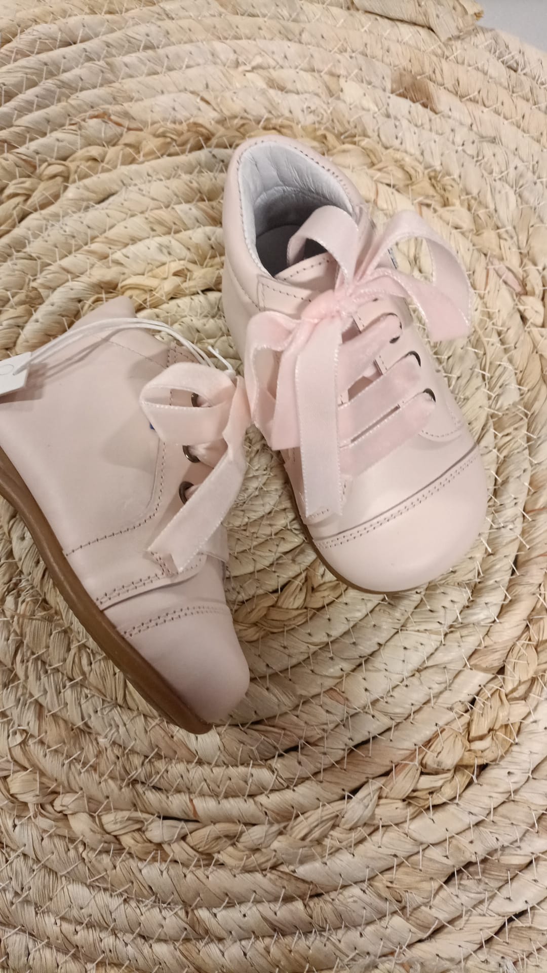 Premiers pas Slim Velours Rose