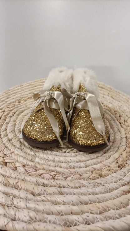 First steps Fenna Gold Glitter