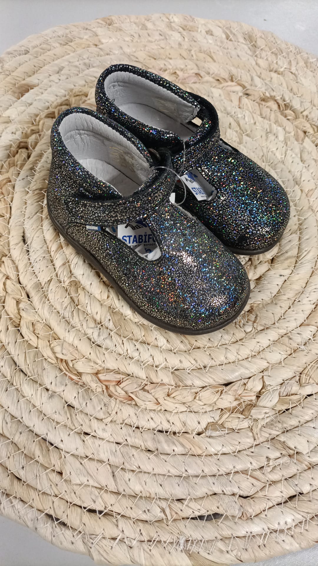 First steps Kiss Glitter Zwart