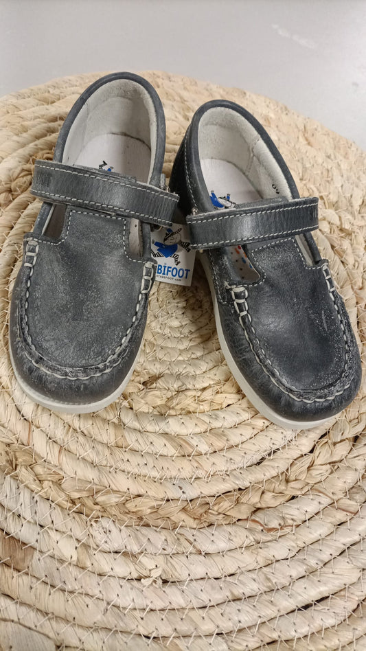 First steps Bootsh Navy Velcro open